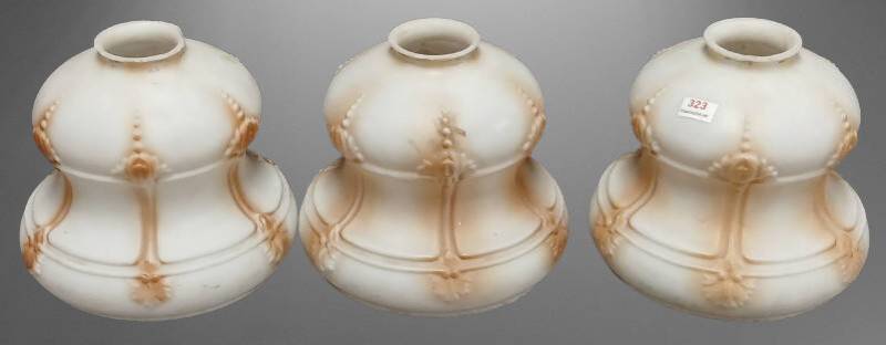 (3) Glass Lamp Shades