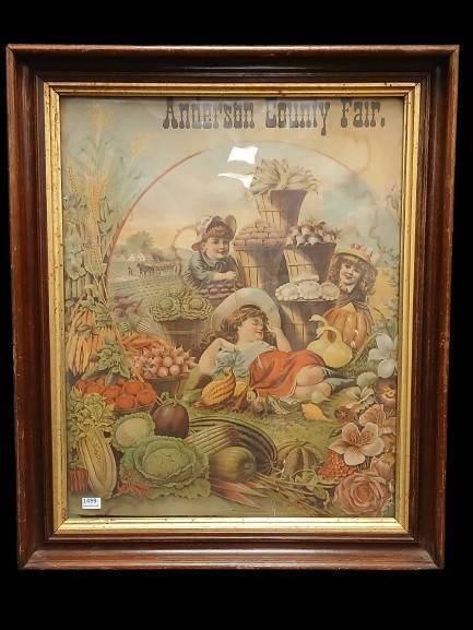 Anderson County Fair Framed Lithograph