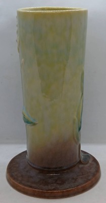 Roseville Wincraft 285-10" Vase in Green/Brown - 3