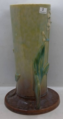 Roseville Wincraft 285-10" Vase in Green/Brown - 5