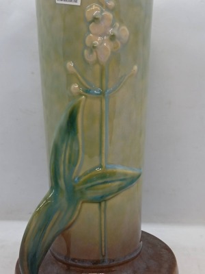 Roseville Wincraft 285-10" Vase in Green/Brown - 6