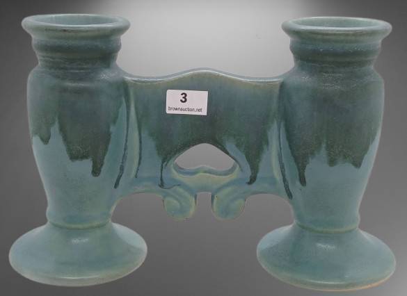 Roseville Carnelian I 56-5" Gate Vase in Blue