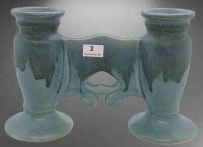 Roseville Carnelian I 56-5" Gate Vase in Blue