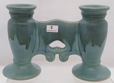 Roseville Carnelian I 56-5" Gate Vase in Blue - 2