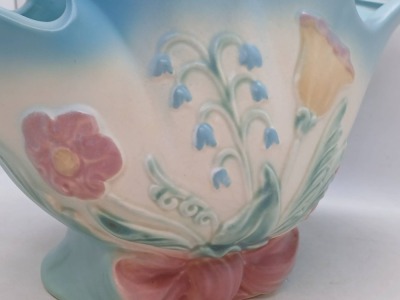 Hull Art Bow Knot Basket with Repair - 6