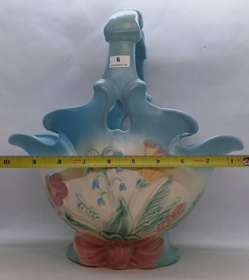 Hull Art Bow Knot Basket with Repair - 8
