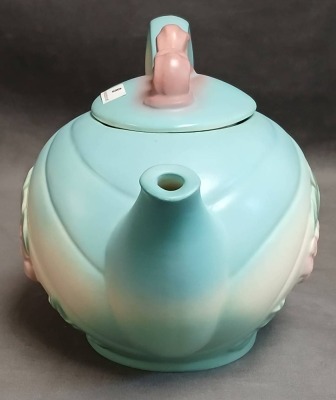 Hull Bow Knot Teapot, Sugar Bowl and Creamer - 5