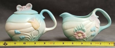 Hull Bow Knot Teapot, Sugar Bowl and Creamer - 15