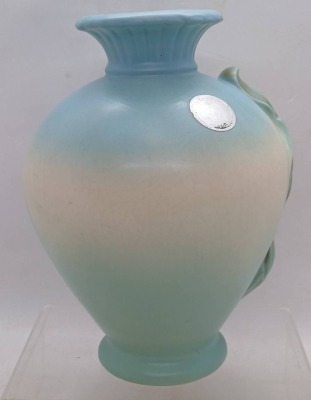 Hull Bow Knot B-4-6.5" Vase, Blue/Green - 4