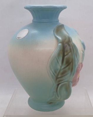 Hull Bow Knot B-4-6.5" Vase, Blue/Green - 5