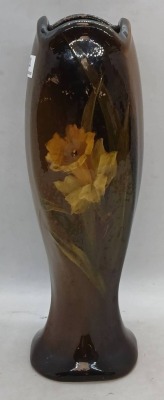 Roseville Rozane Ware 9" Vase with Artist Signature - 2