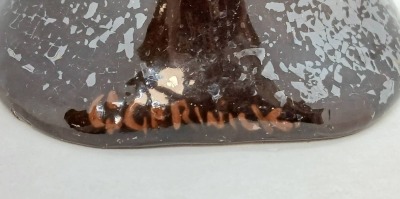 Roseville Rozane Ware 9" Vase with Artist Signature - 7