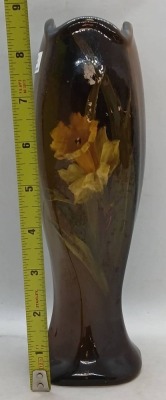 Roseville Rozane Ware 9" Vase with Artist Signature - 9