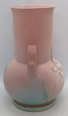 Roseville Ixia 857-8" Pink Vase - 4