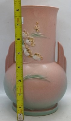 Roseville Ixia 857-8" Pink Vase - 10