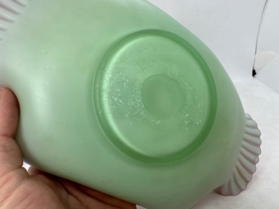 Victorian Art Glass Bride's Basket - 5