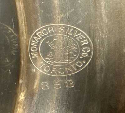 Monarch Silver Co. Pickle Castor with Tongs - 6
