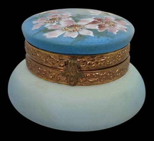 Wavecrest-style HP Trinket Box with Brass Trim