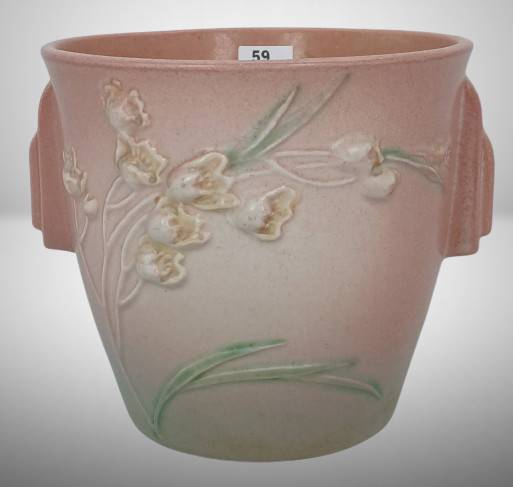 Roseville Ixia 641-5" Pink Flower Pot