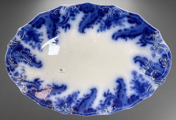 Flow Blue Platter