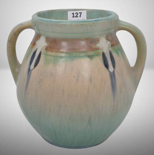 Roseville Monticello 557-5" Vase, green