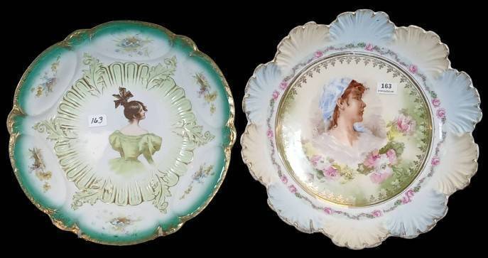 Handpainted Porcelain Portrait Bowls