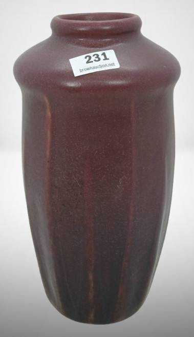 Van Briggle Pottery, Mulberry Glazed 7" Vase
