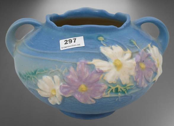 Roseville Cosmos Blue 375-4" Bowl