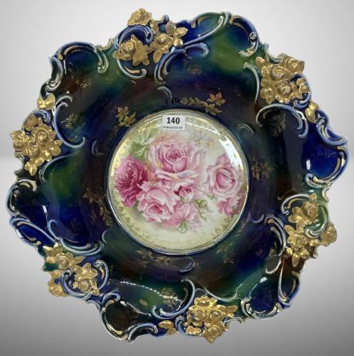 RS Prussia Hand-Painted Porcelain Bowl
