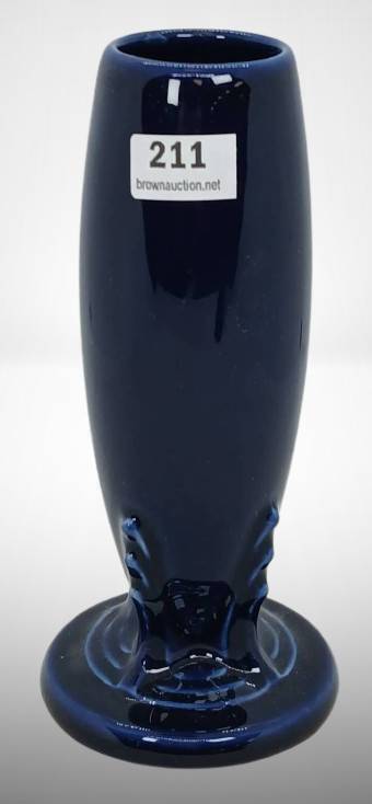 Fiesta Cobalt Blue Vase, Made in USA