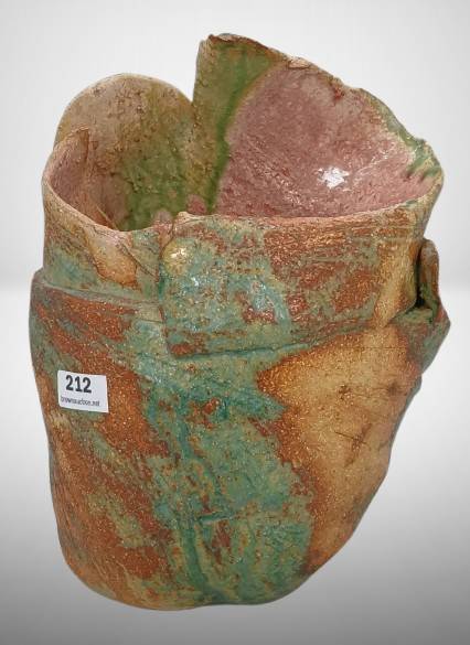Handmade Artist-Signed Studio Pottery Vase