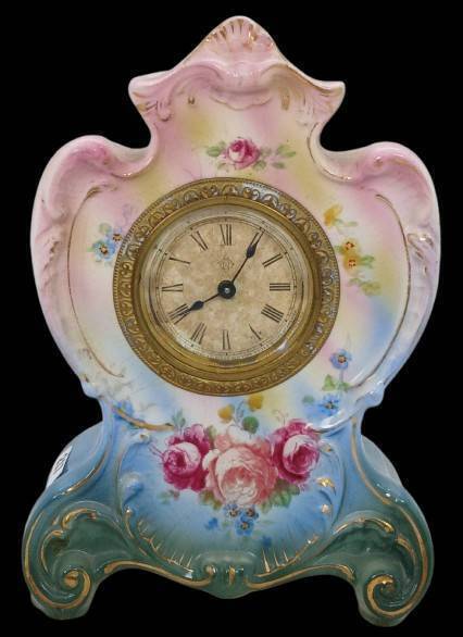 Royal Bonn Porcelain Mantel Clock