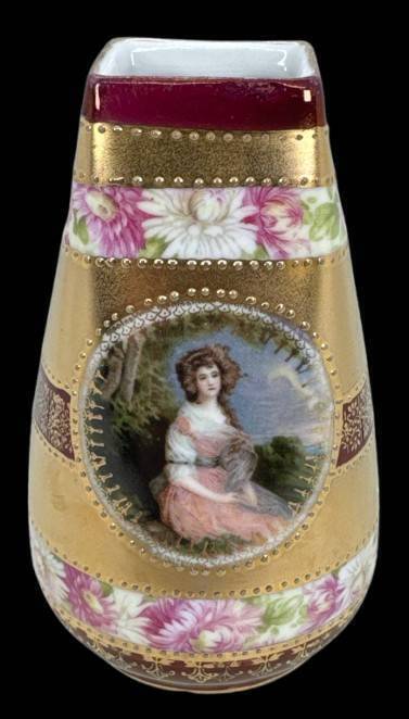 Porcelain Vase With Medallion Portrait