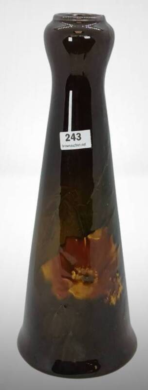 Roseville Rozane Ware Vase with Floral Design