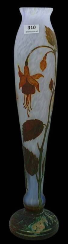 Reproduction Daum Nancy Cameo 13.75" Vase