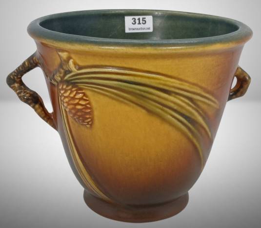 Roseville Pottery Pine Cone Flower Pot