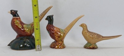 (3) Rosemeade Pottery Pheasant Figurines - 11