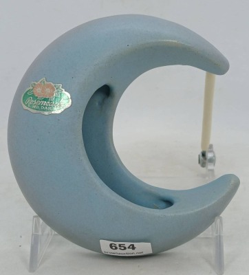 Rosemeade Pottery Crescent Moon Vase
