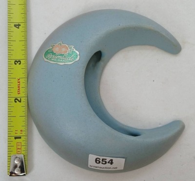 Rosemeade Pottery Crescent Moon Vase - 7