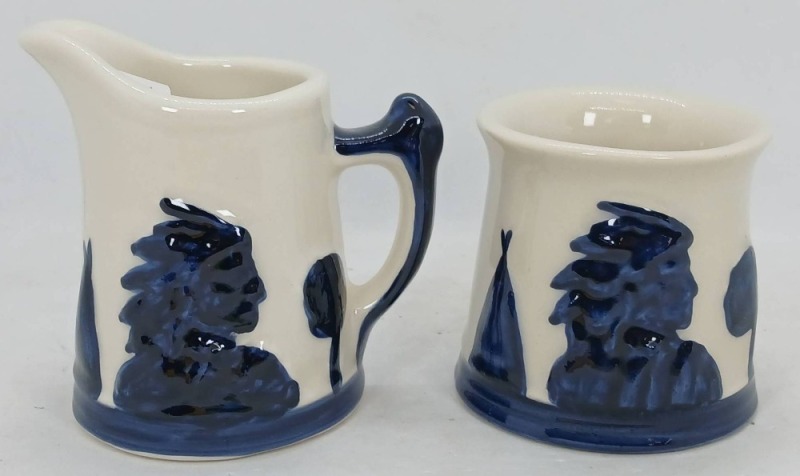 Collector Convention Sleepy Eye Creamer and Sugar Set