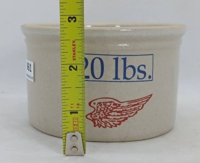 Red Wing Miniature 20 Lbs Commemorative Butter Crock - 7