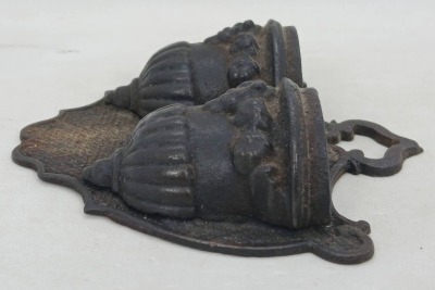Cast Iron Double Match Holder - 7