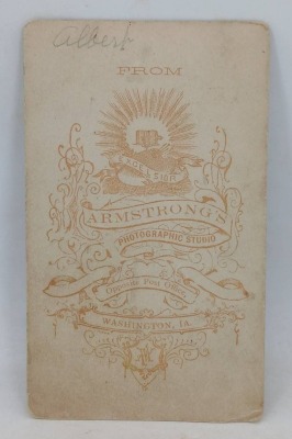Carte de Visite of Two Seated Individuals - 2