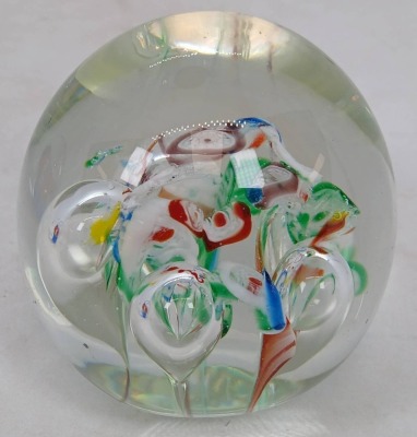 (2) Art Glass Paperweights - 9