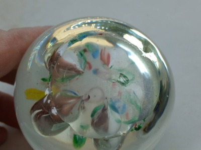 (2) Art Glass Paperweights - 10