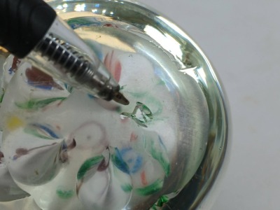 (2) Art Glass Paperweights - 11