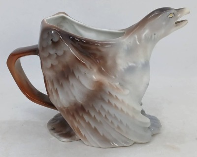 Royal Bayreuth Figural Eagle Creamer - 3