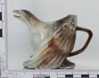 Royal Bayreuth Figural Eagle Creamer - 8