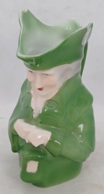 Royal Bayreuth Green Lamplighter Creamer