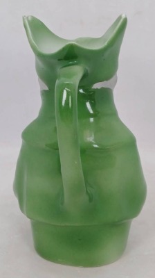 Royal Bayreuth Green Lamplighter Creamer - 3